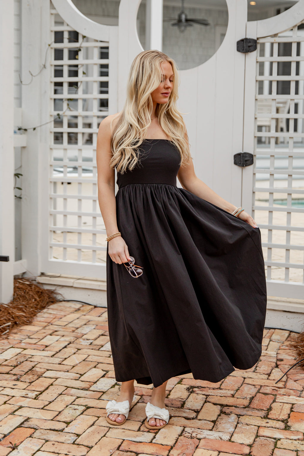 FINAL SALE - Chateau Days Strapless Maxi Dress