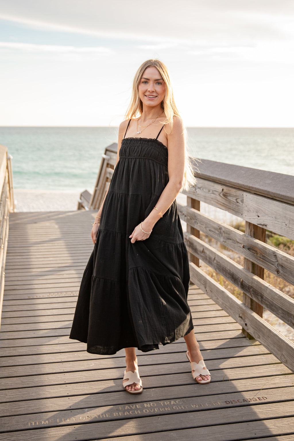 FINAL SALE - Sail Away Tiered Maxi Dress
