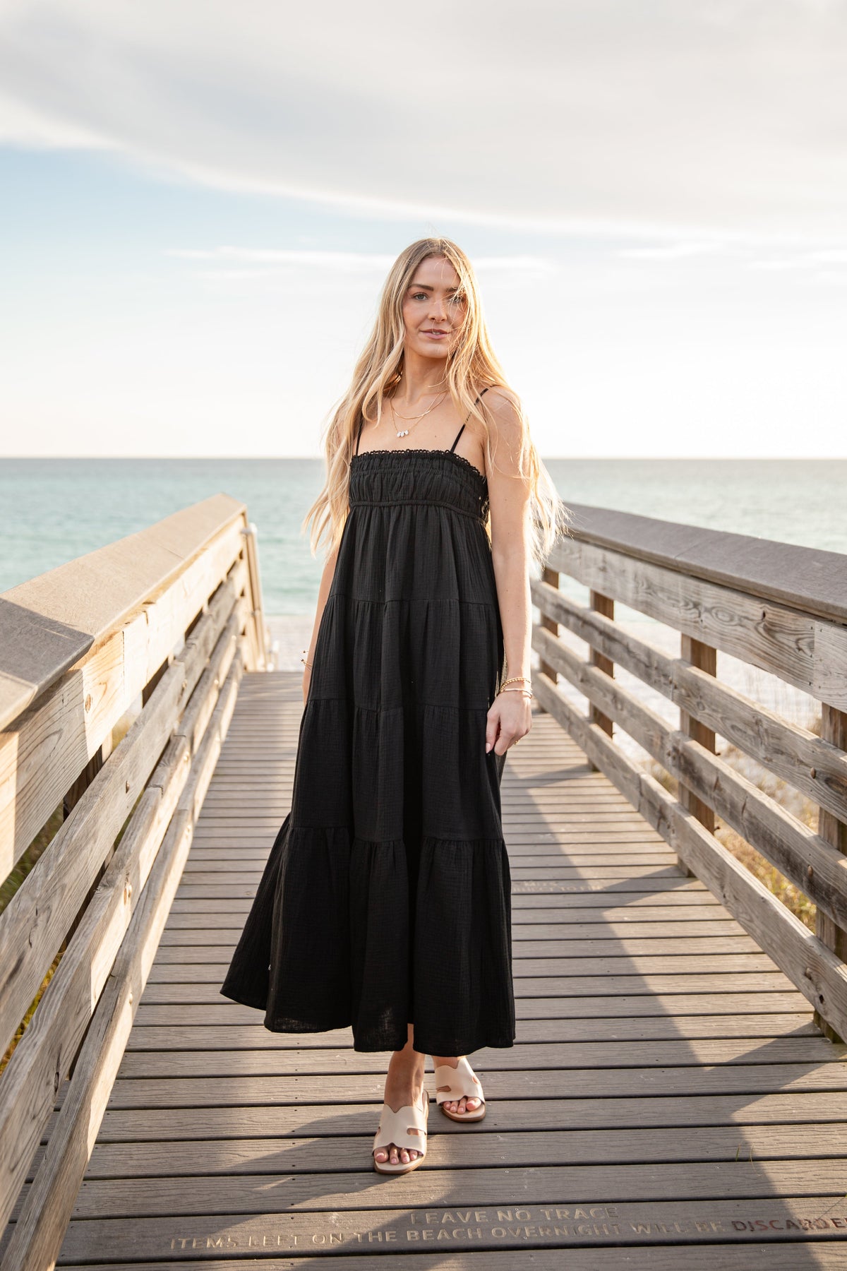 FINAL SALE - Sail Away Tiered Maxi Dress