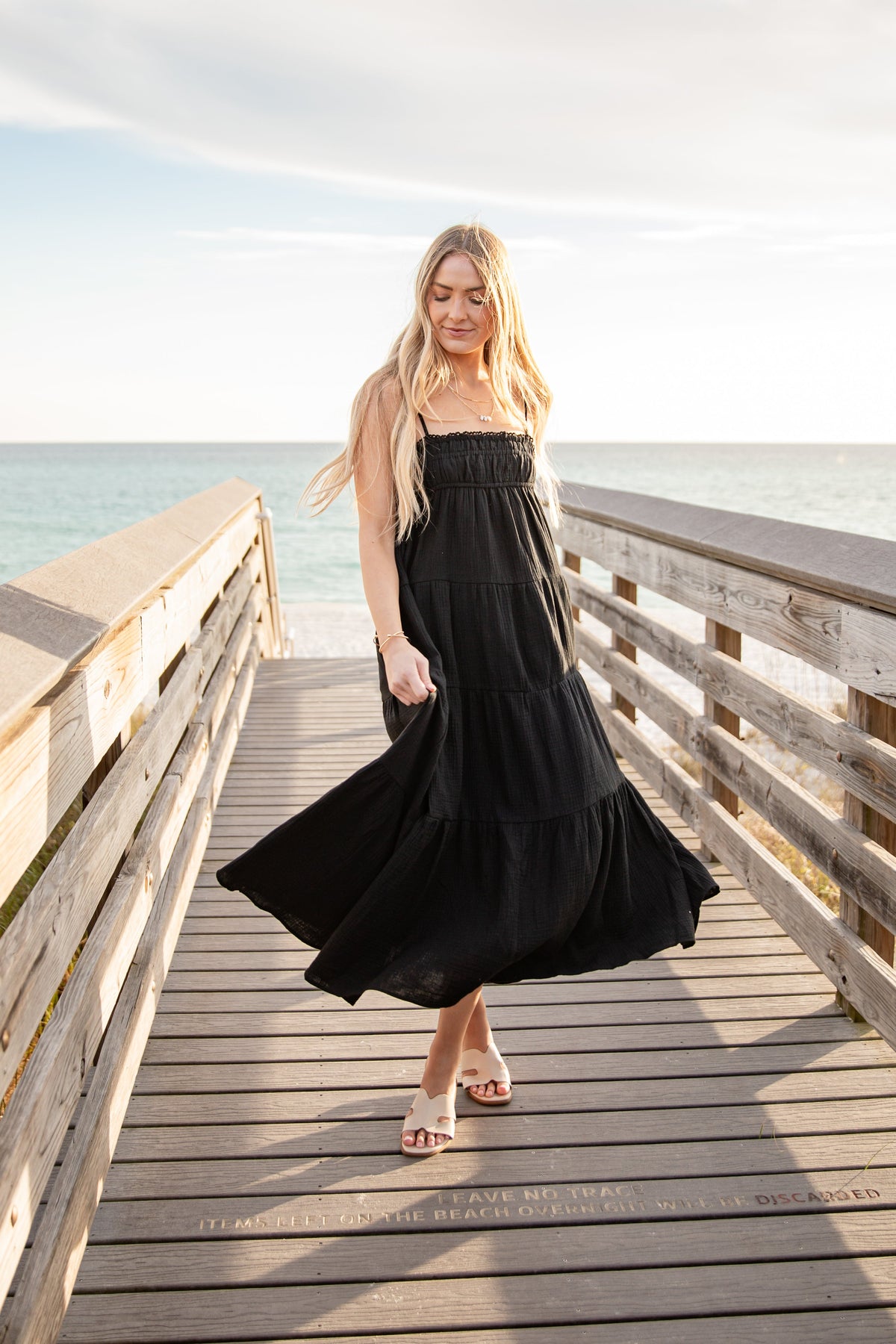 FINAL SALE - Sail Away Tiered Maxi Dress
