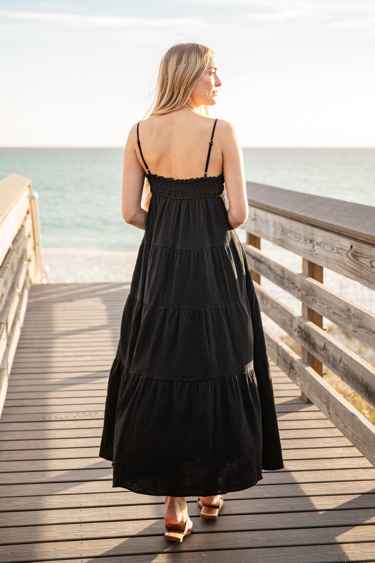 FINAL SALE - Sail Away Tiered Maxi Dress
