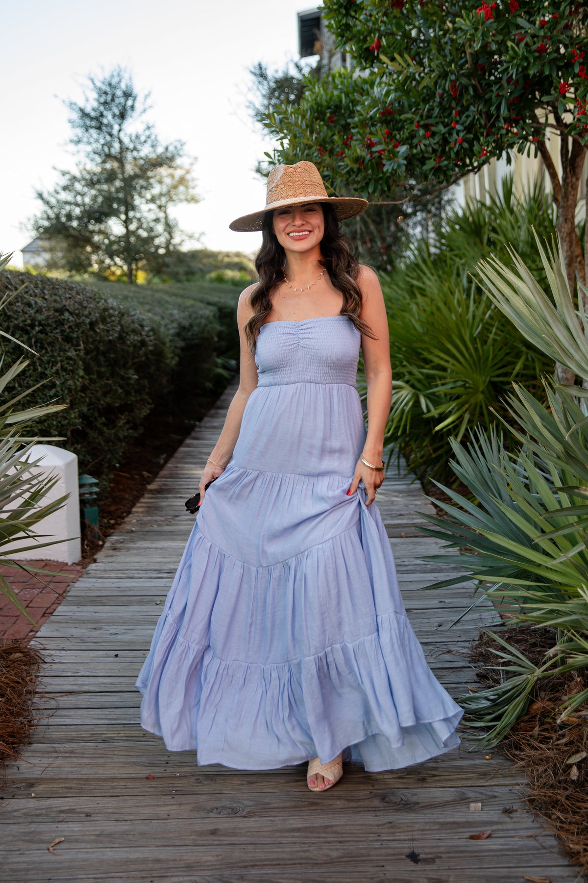 FINAL SALE - Seabreeze Smocked Maxi Dress