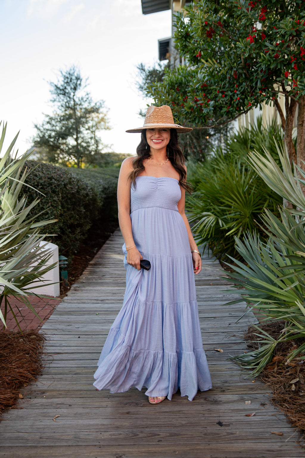 FINAL SALE - Seabreeze Smocked Maxi Dress