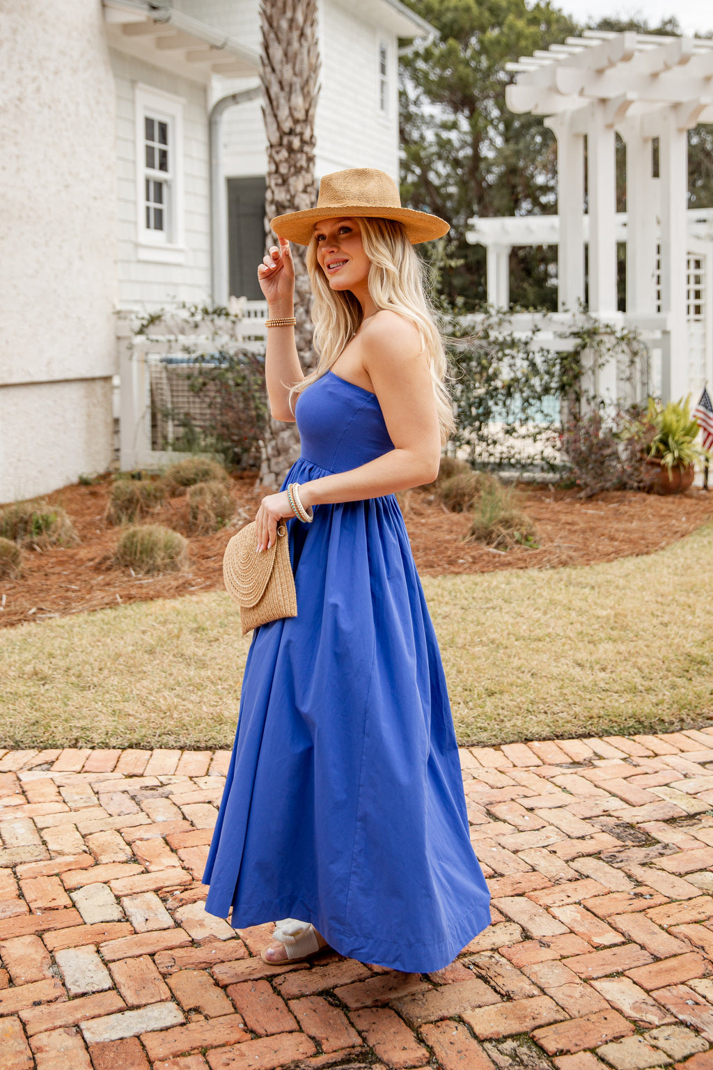FINAL SALE - Chateau Days Strapless Maxi Dress
