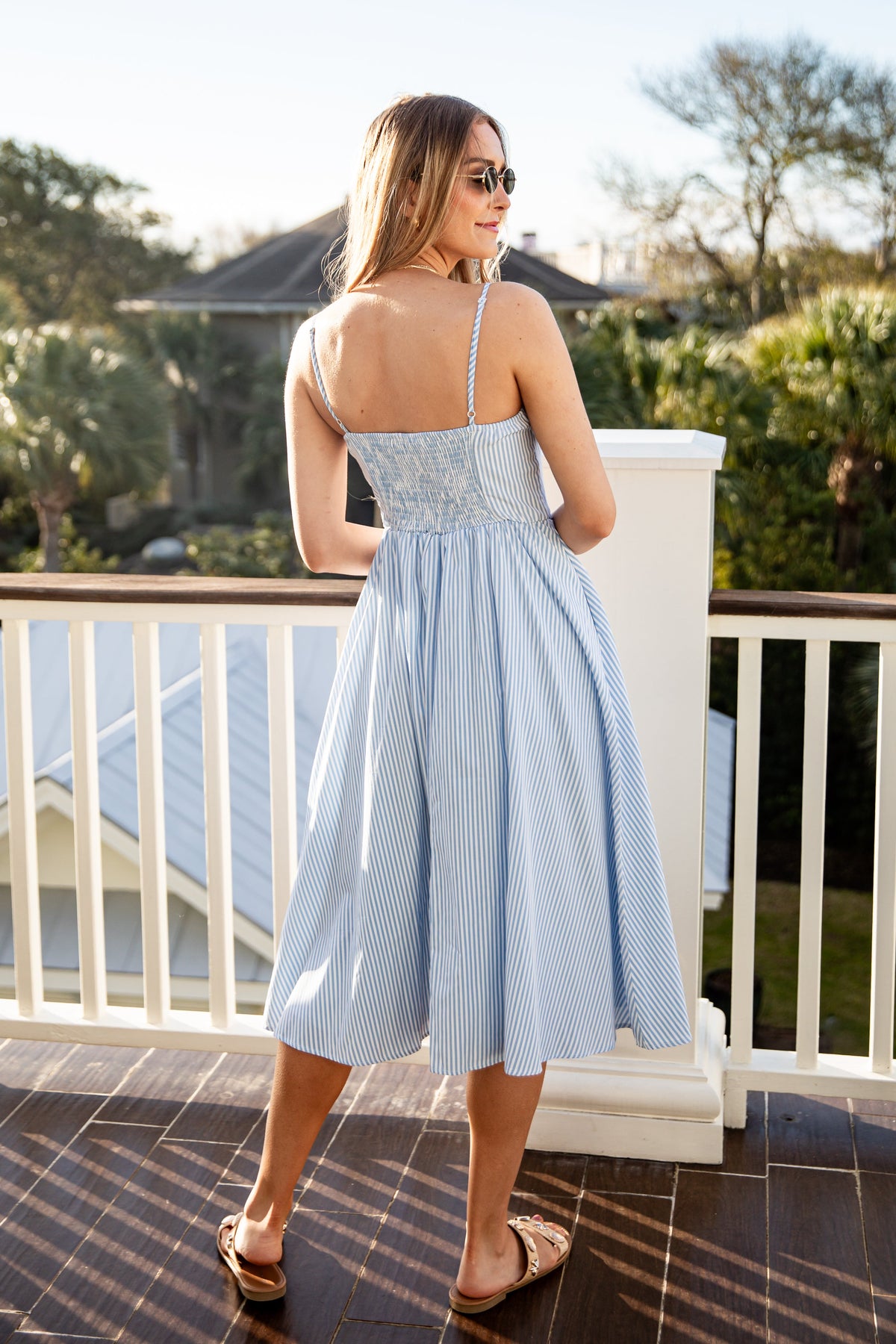 Sweetest Thing Stripe Midi Dress