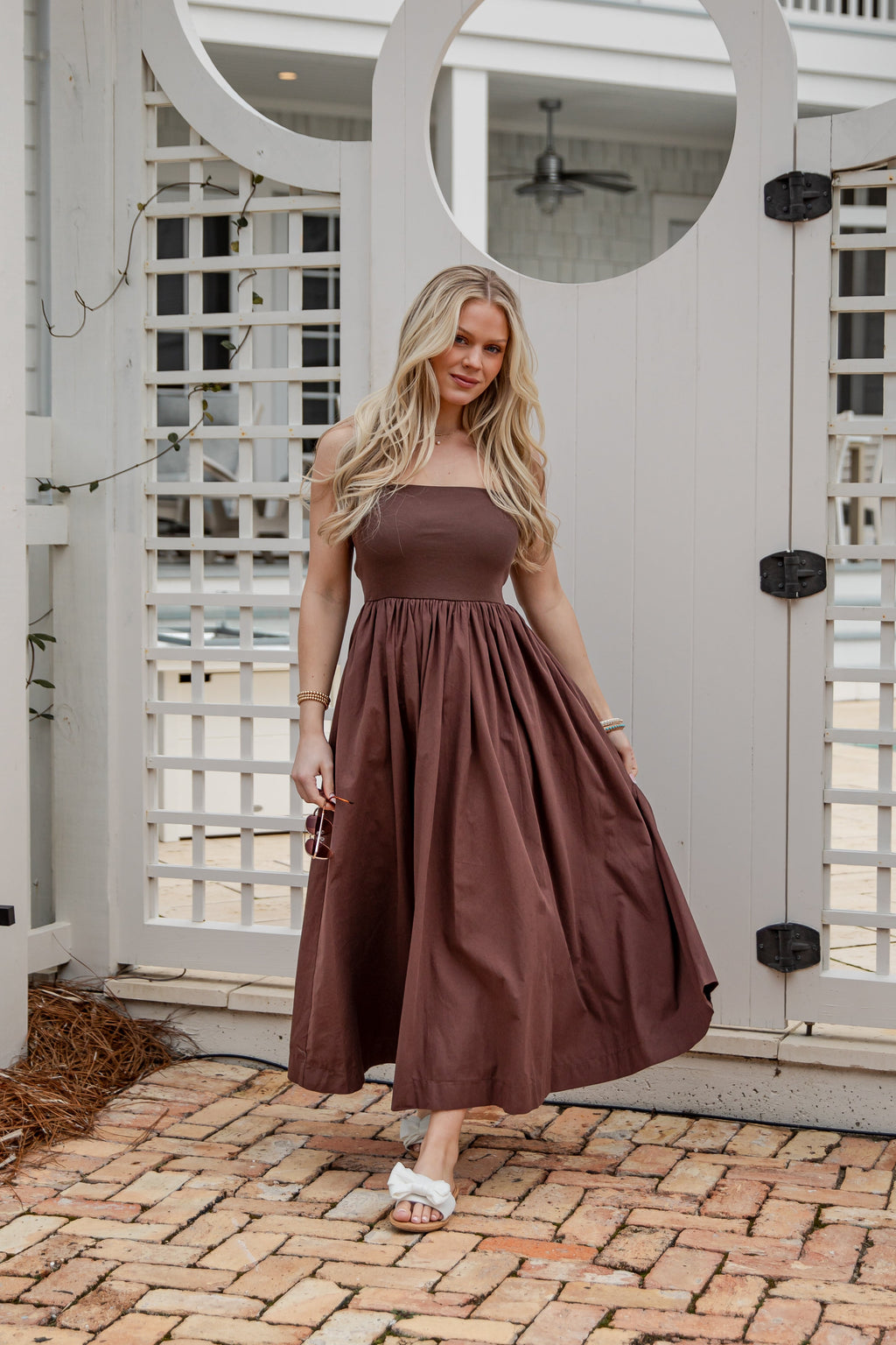 FINAL SALE - Chateau Days Strapless Maxi Dress