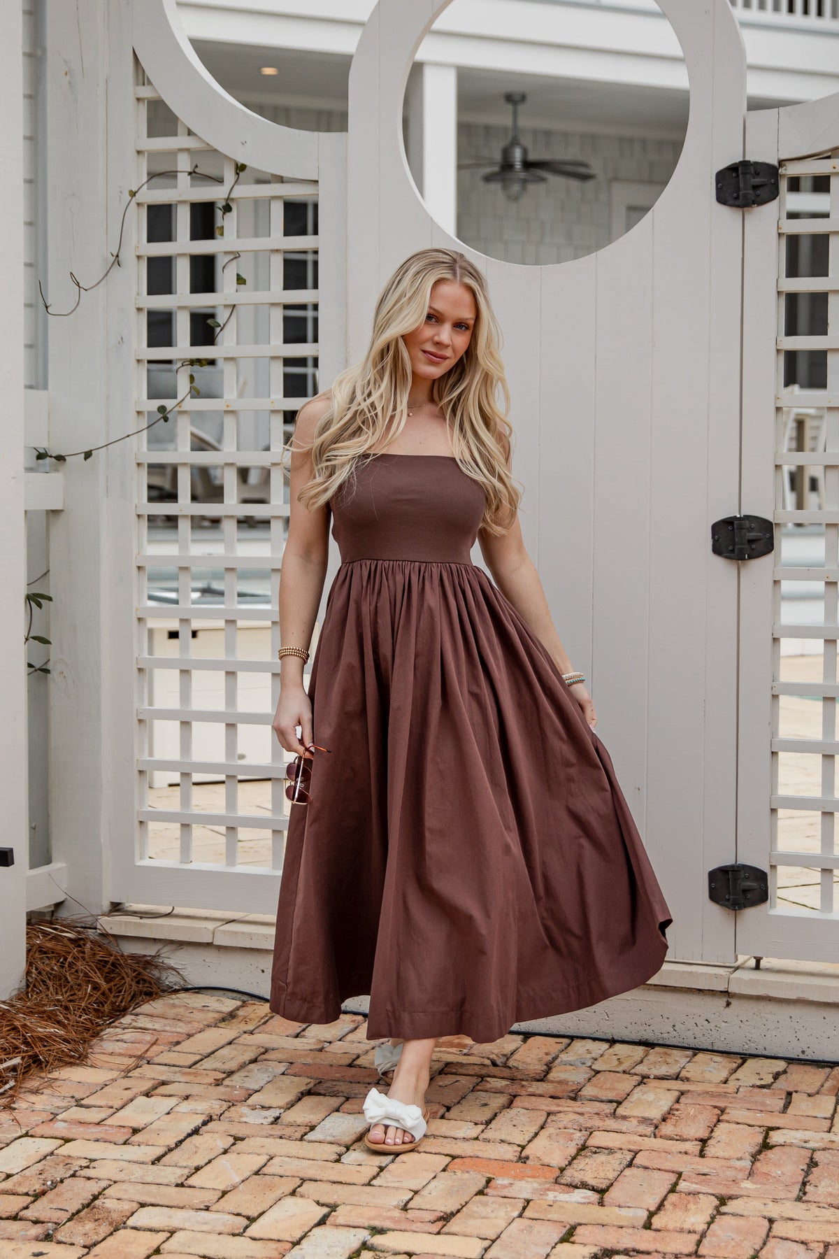 FINAL SALE - Chateau Days Strapless Maxi Dress