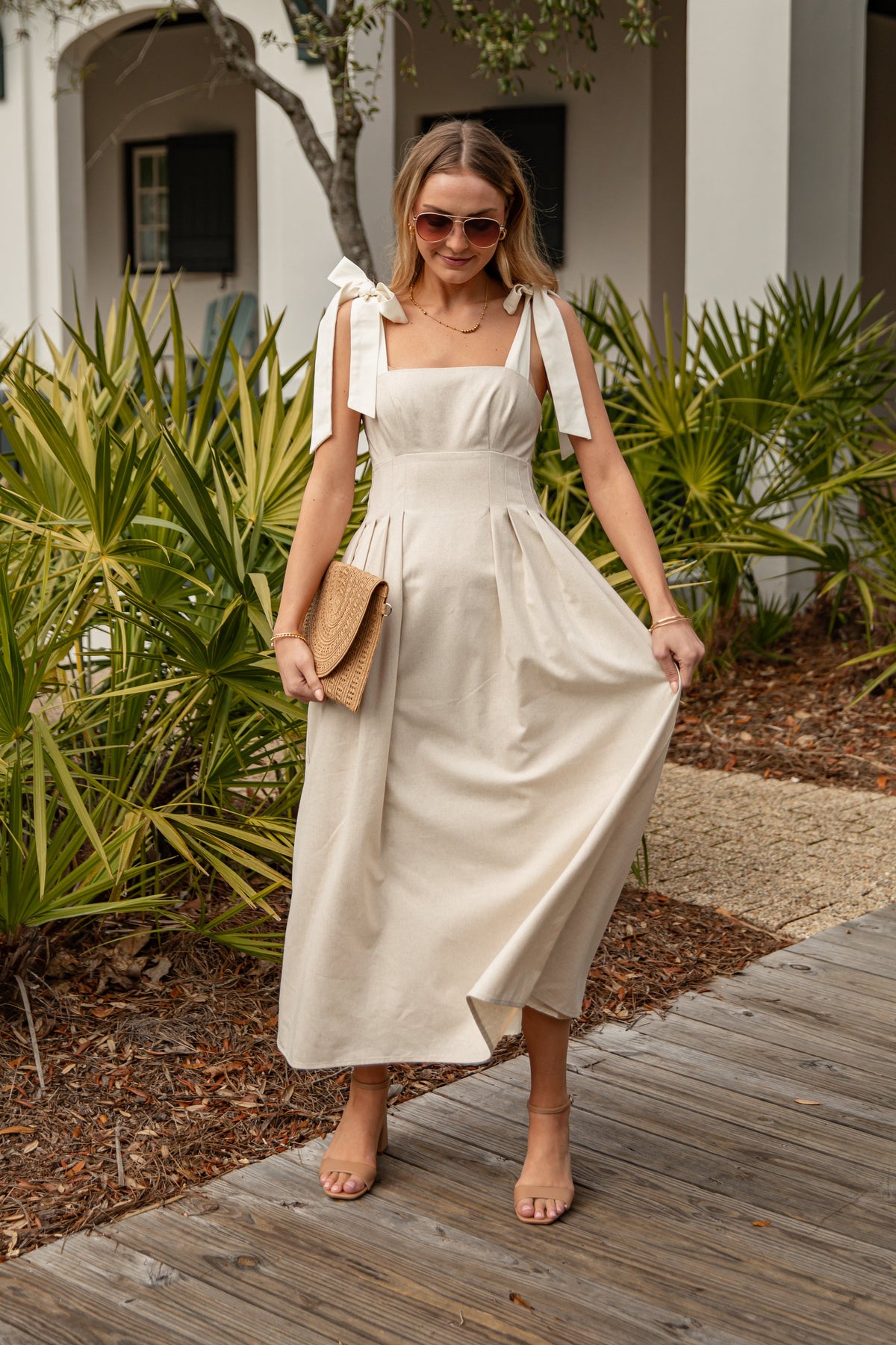 Positano Paseo Natural Maxi Dress