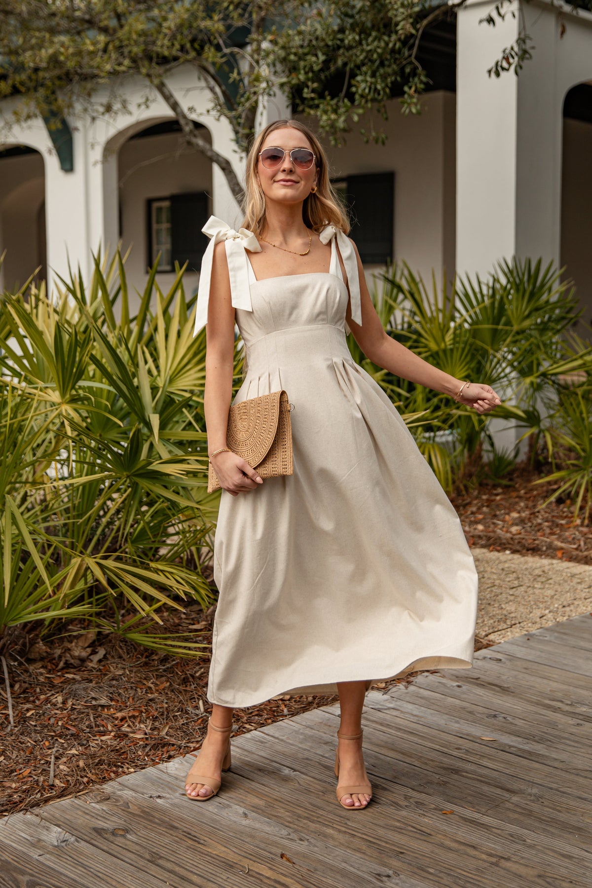 Positano Paseo Natural Maxi Dress