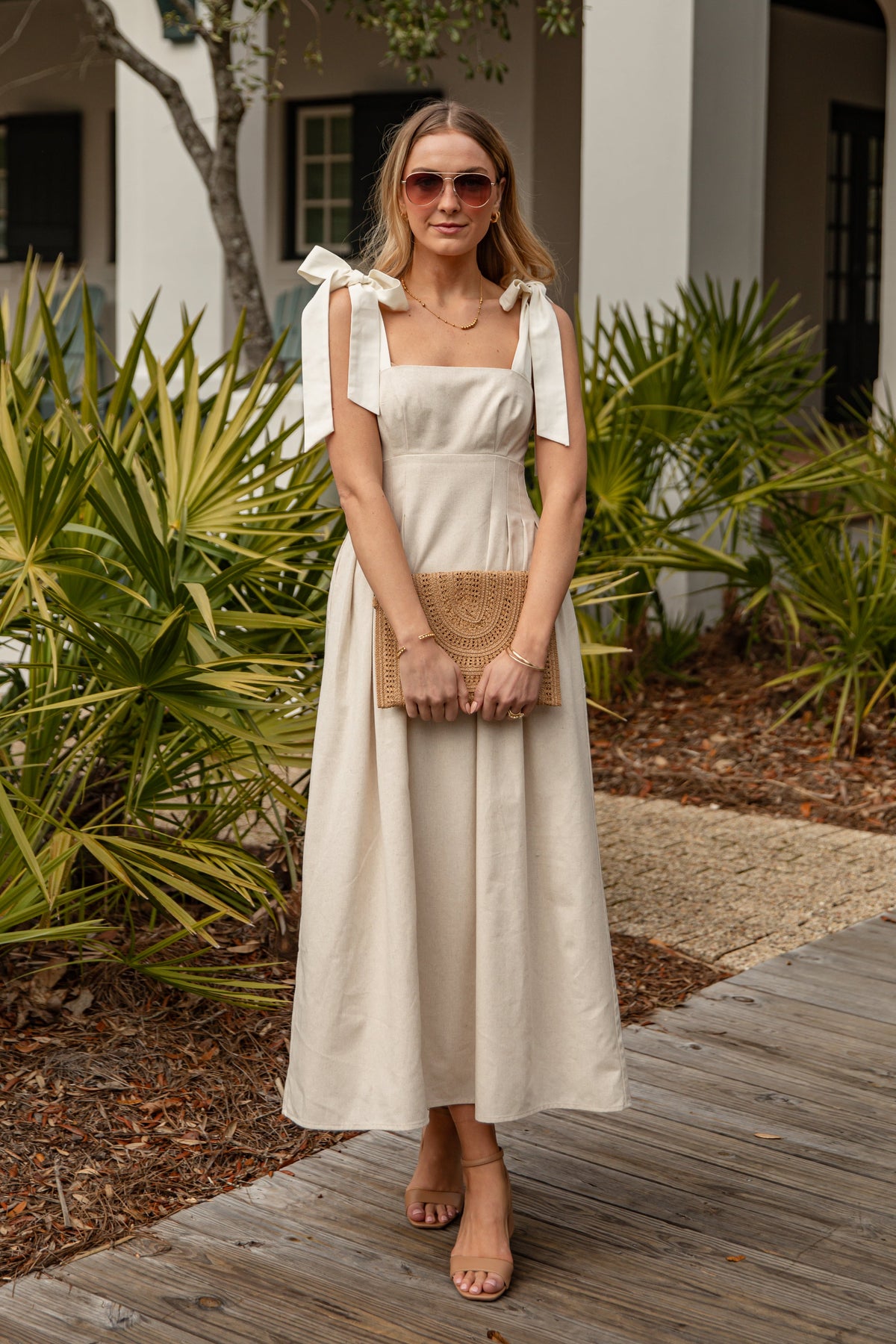 Positano Paseo Natural Maxi Dress