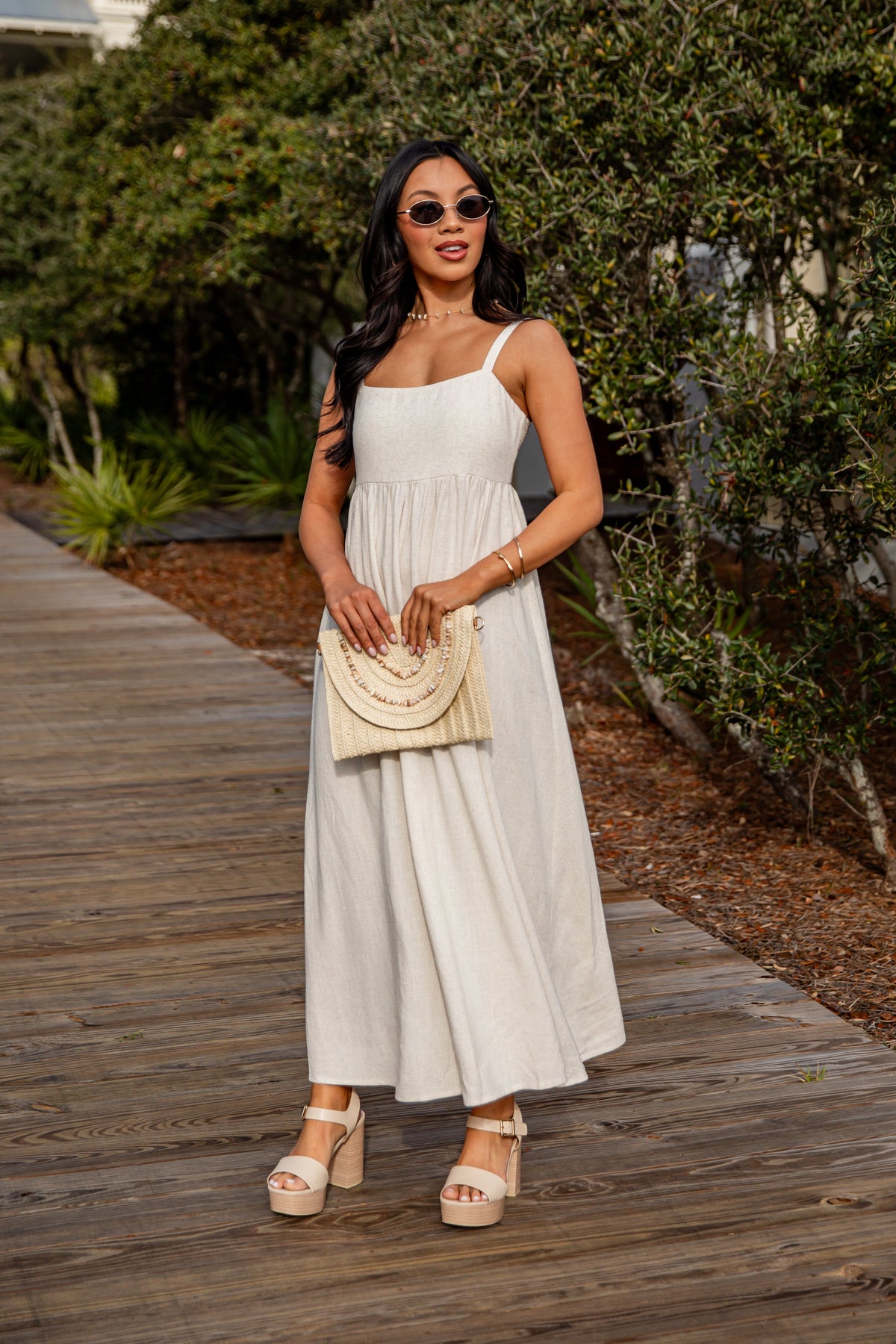 FINAL SALE - Coastal Breeze Midi Dress