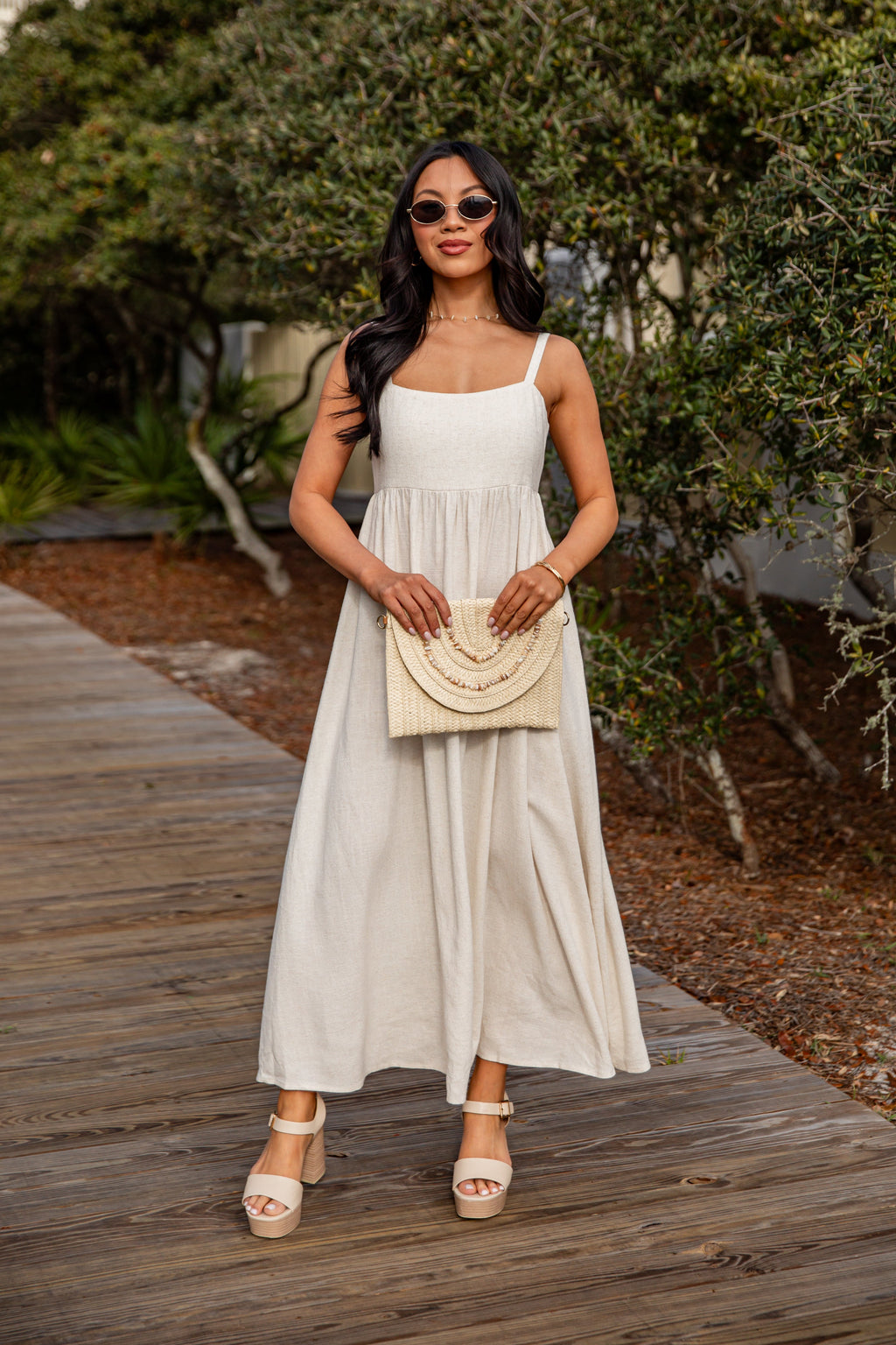FINAL SALE - Coastal Breeze Midi Dress