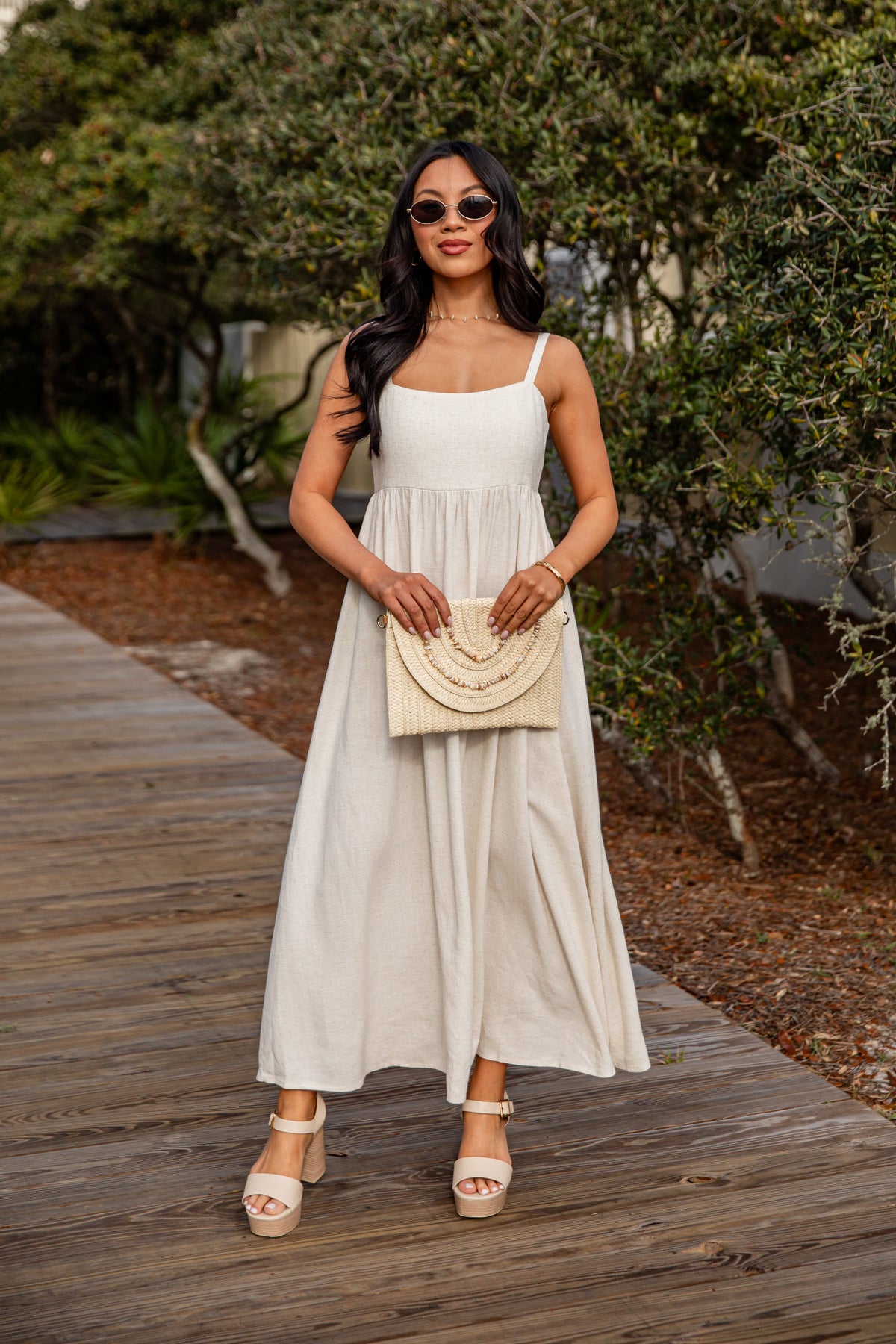 FINAL SALE - Coastal Breeze Midi Dress