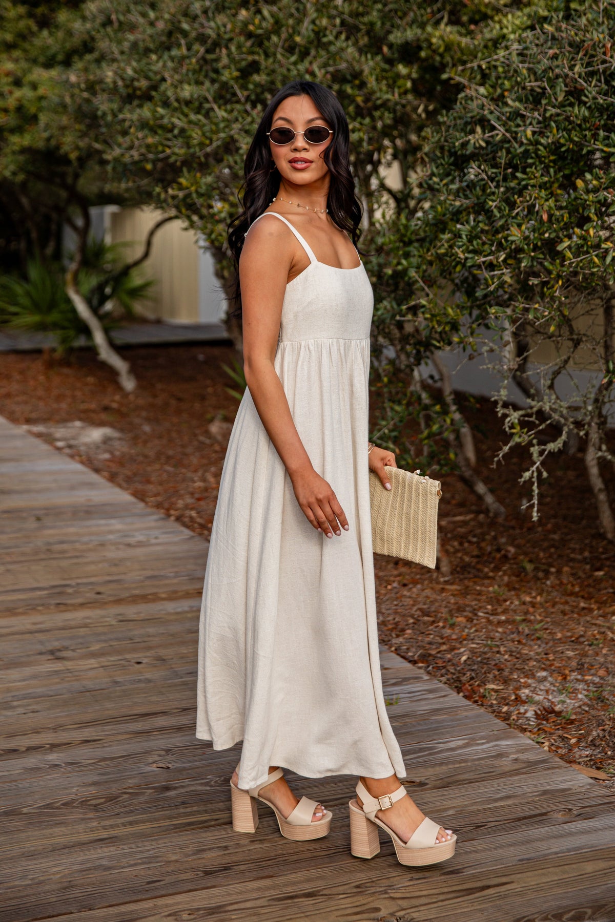 FINAL SALE - Coastal Breeze Midi Dress