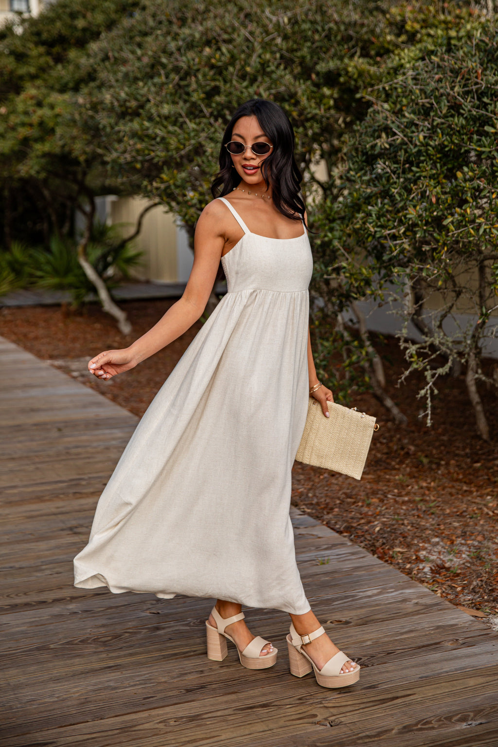 FINAL SALE - Coastal Breeze Midi Dress