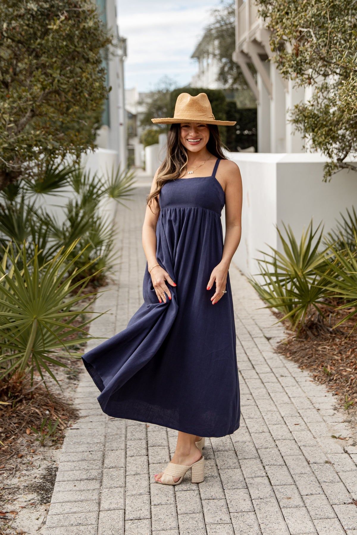 FINAL SALE - Coastal Breeze Midi Dress