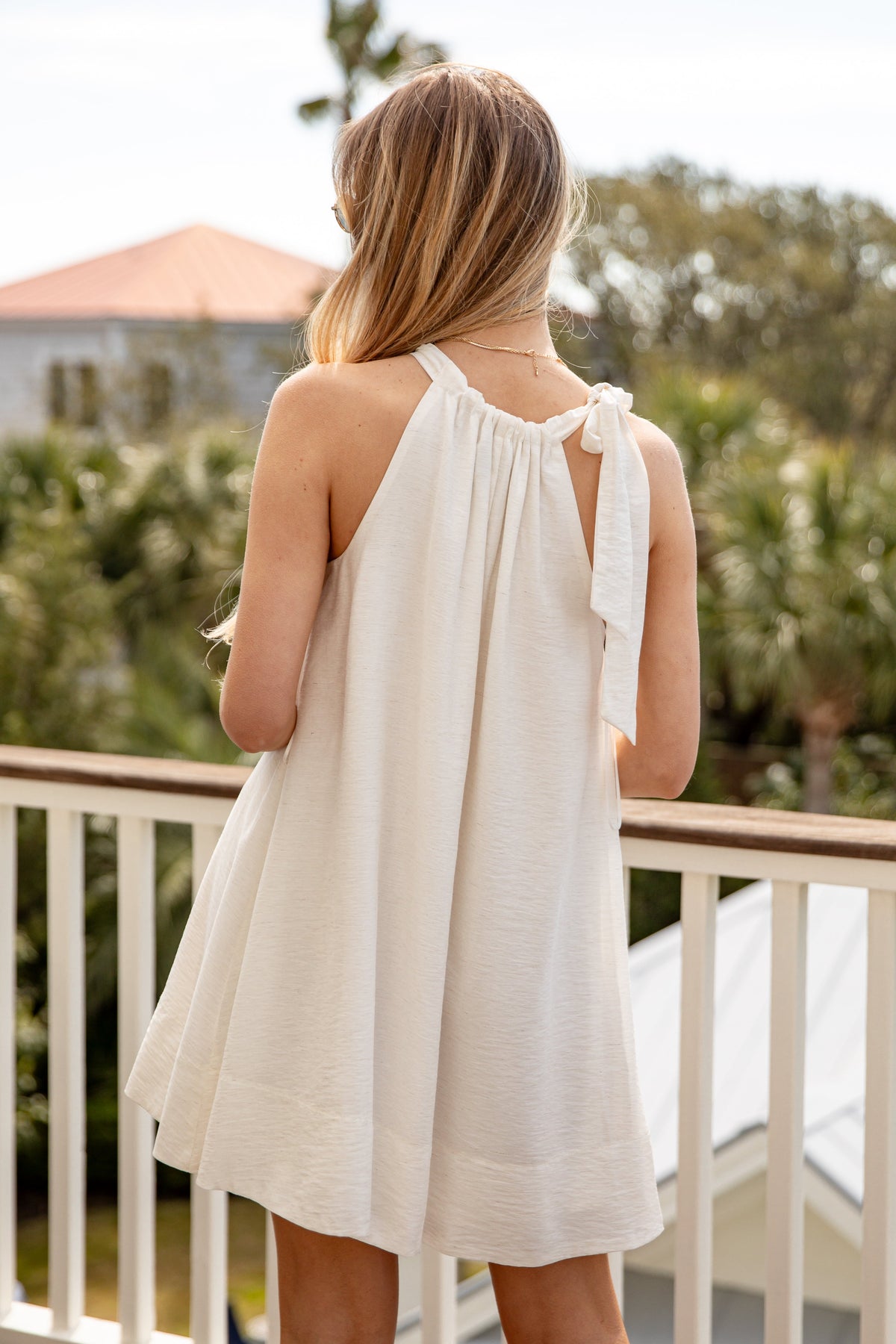 Sweet Staple Off White Mini Dress