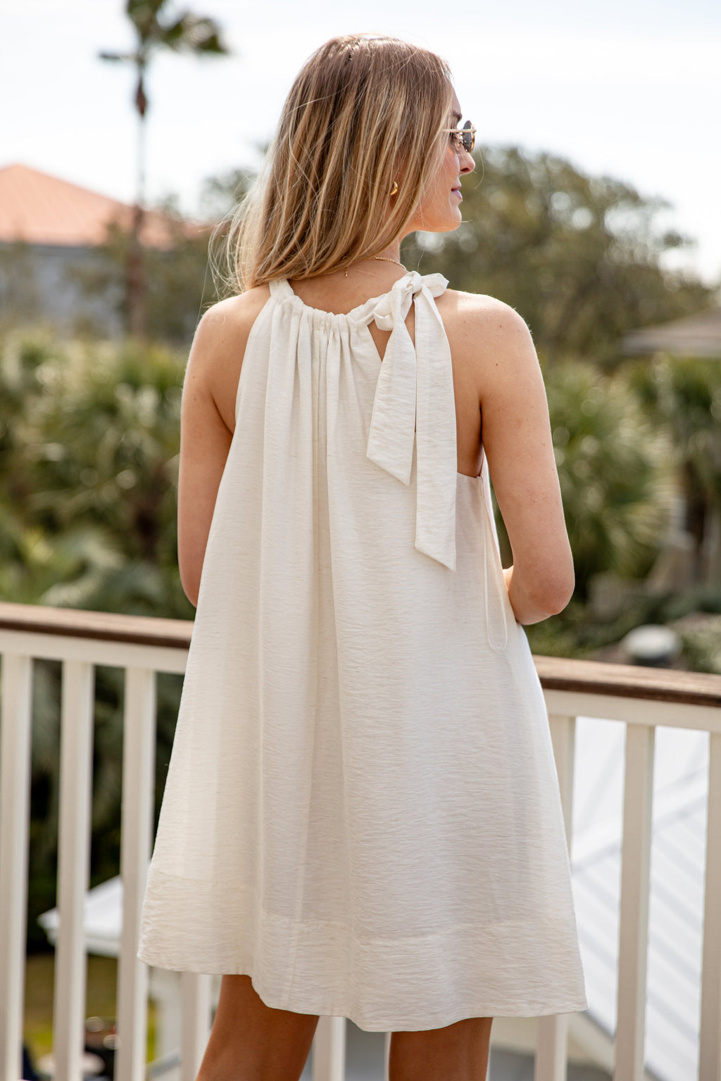 Sweet Staple Off White Mini Dress