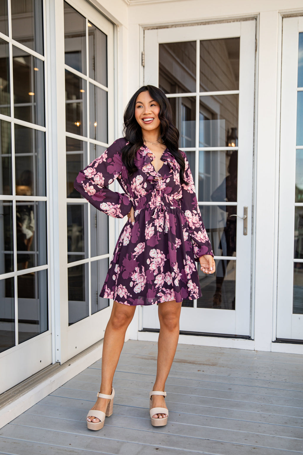 FINAL SALE - Simply Ready Purple Mini Dress - DU Deal