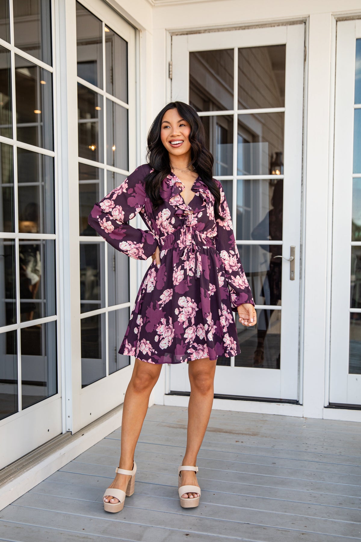 FINAL SALE - Simply Ready Purple Mini Dress - DU Deal
