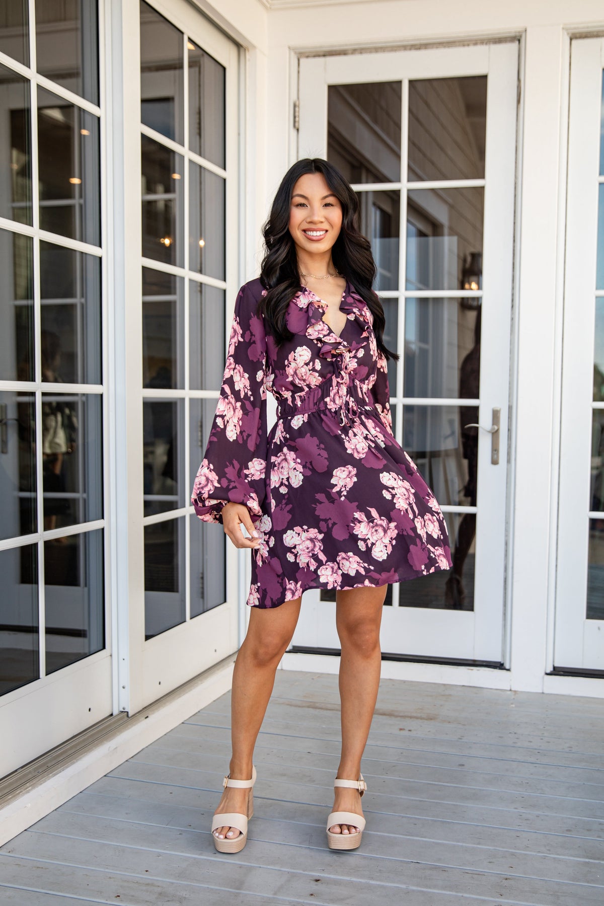 FINAL SALE - Simply Ready Purple Mini Dress - DU Deal