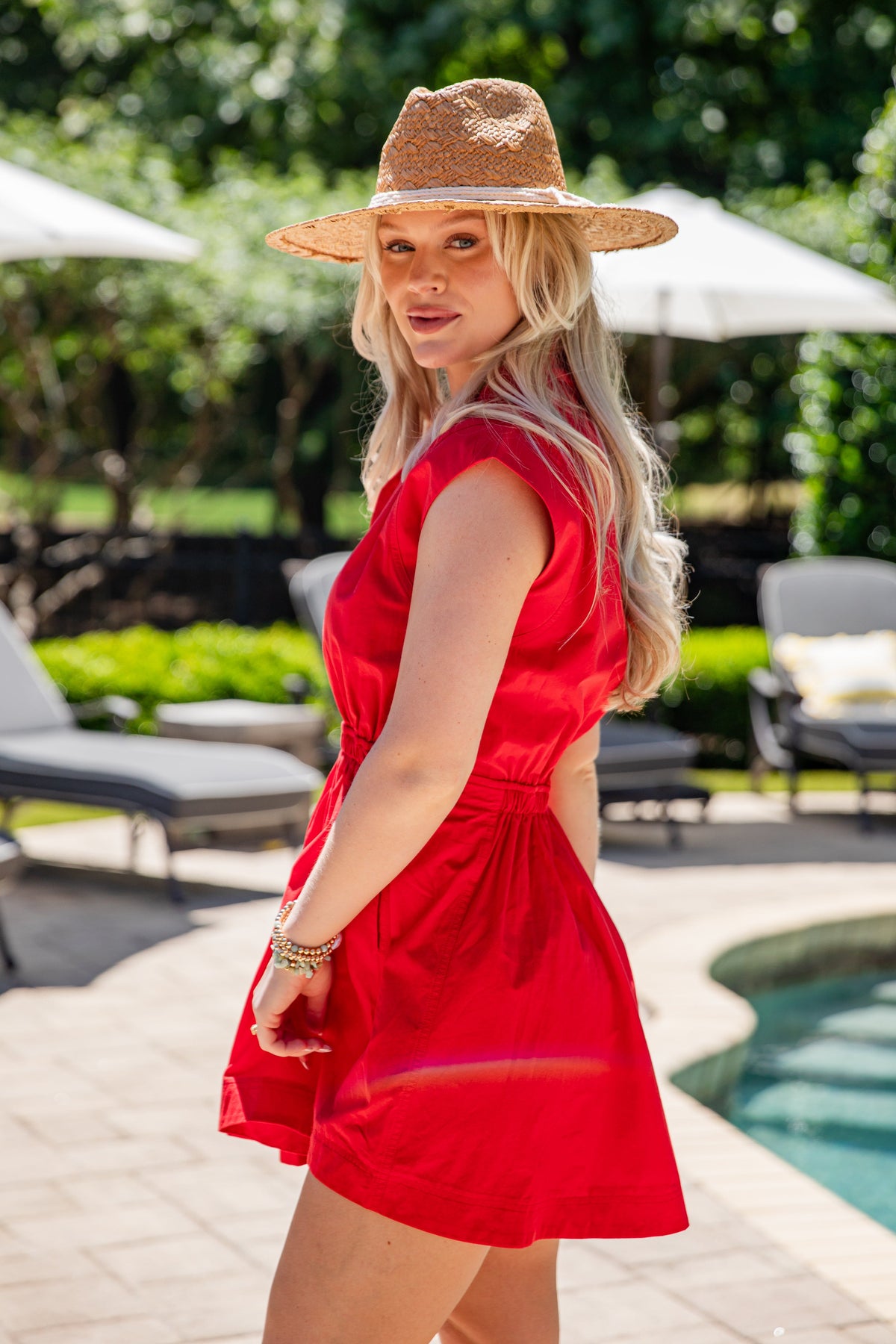 The Main Attraction Red Mini Dress