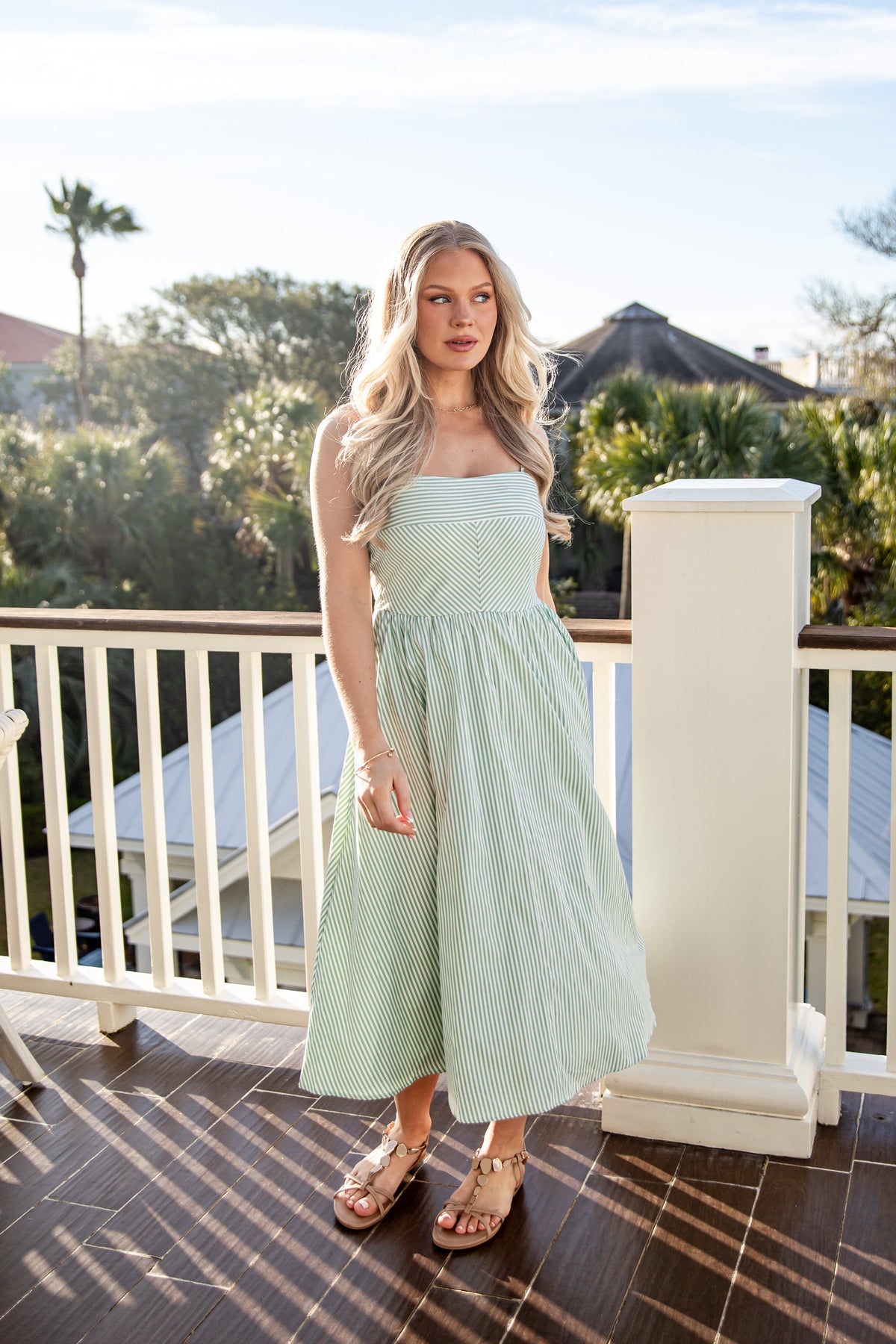 Sweetest Thing Stripe Midi Dress