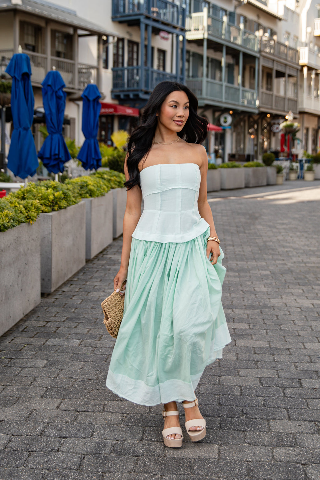 FINAL SALE - Boardwalk Breeze Maxi Dress