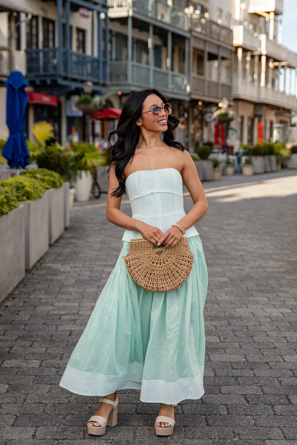 FINAL SALE - Boardwalk Breeze Maxi Dress