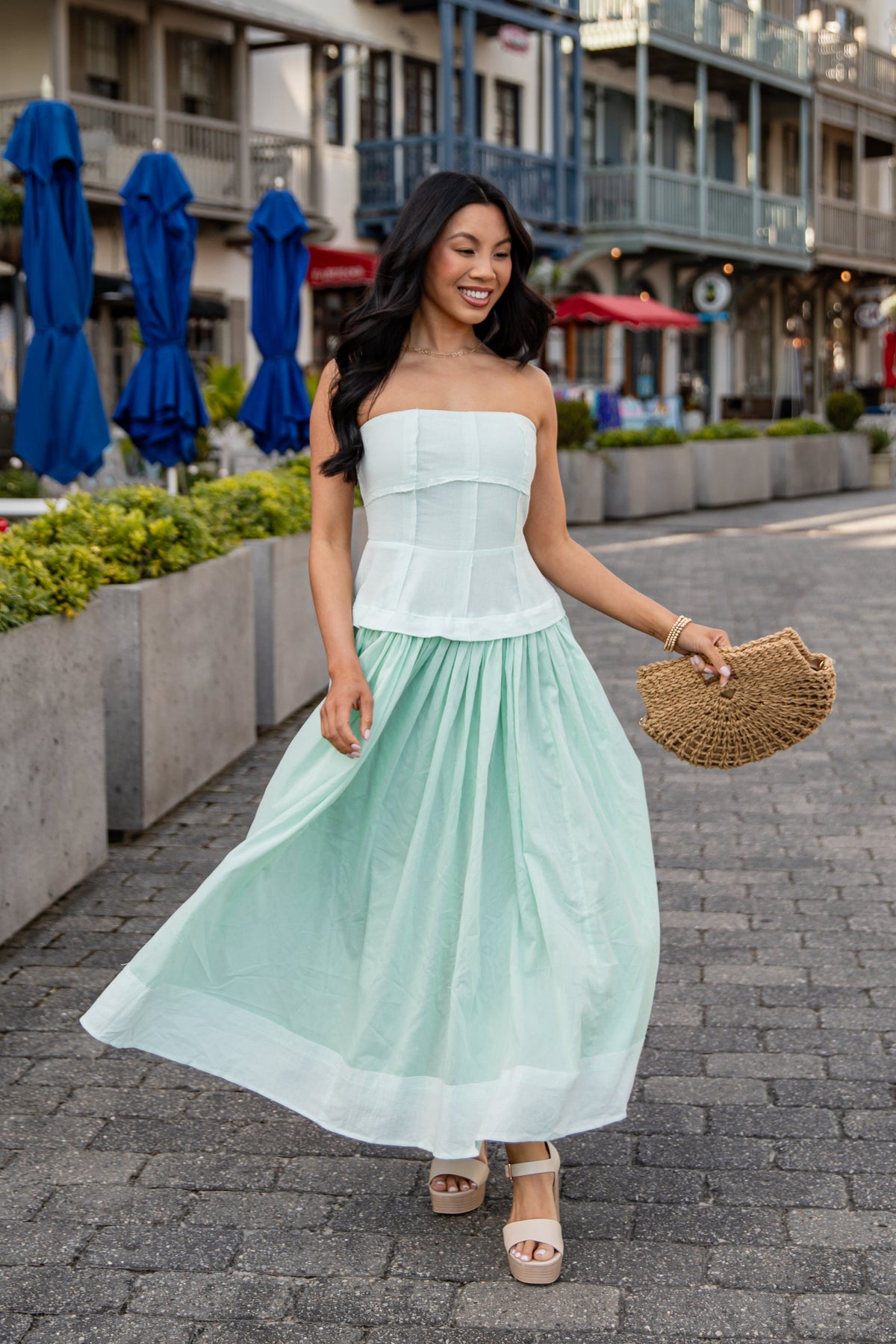 FINAL SALE - Boardwalk Breeze Maxi Dress