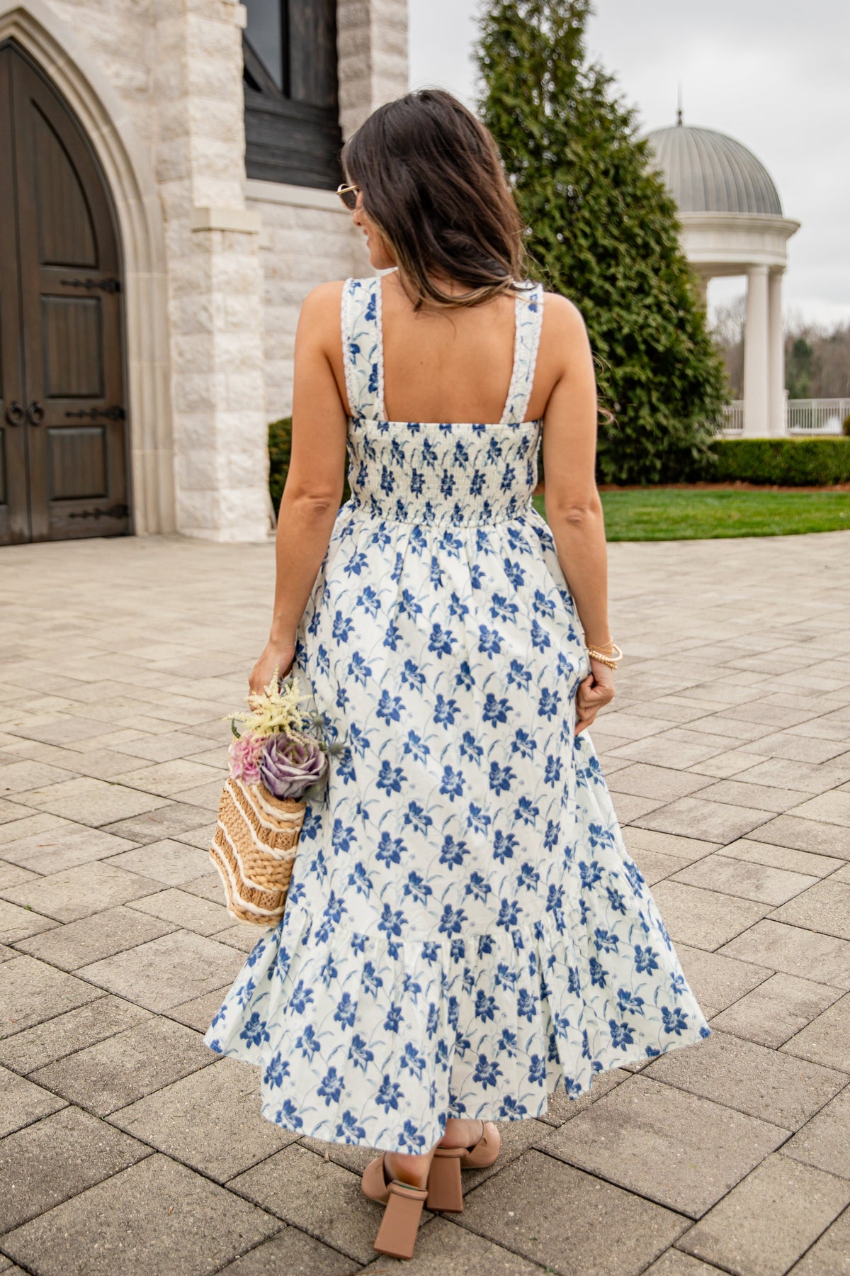 FINAL SALE - Island Heiress White Floral Maxi Dress