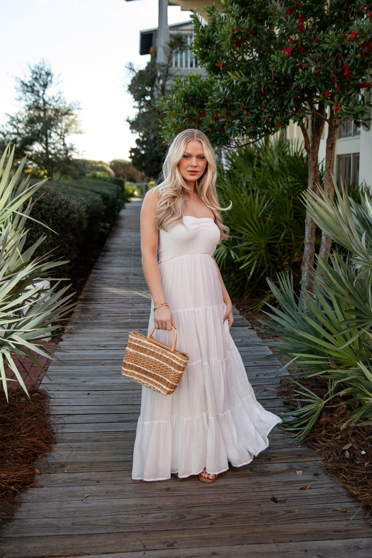 FINAL SALE - Seabreeze Smocked Maxi Dress