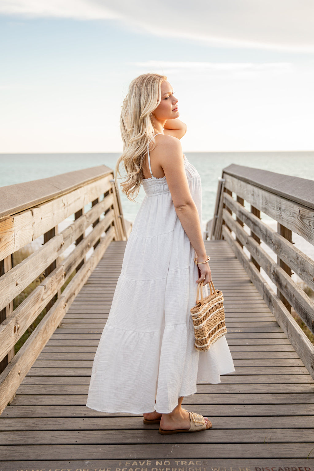 FINAL SALE - Sail Away Tiered Maxi Dress