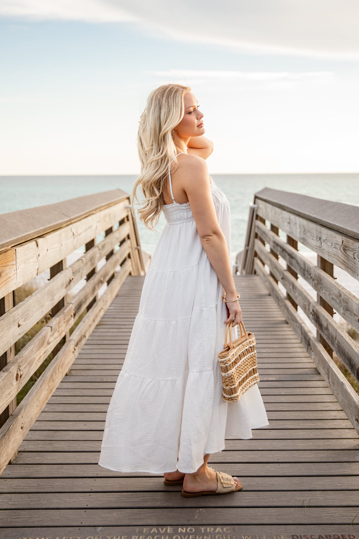 FINAL SALE - Sail Away Tiered Maxi Dress