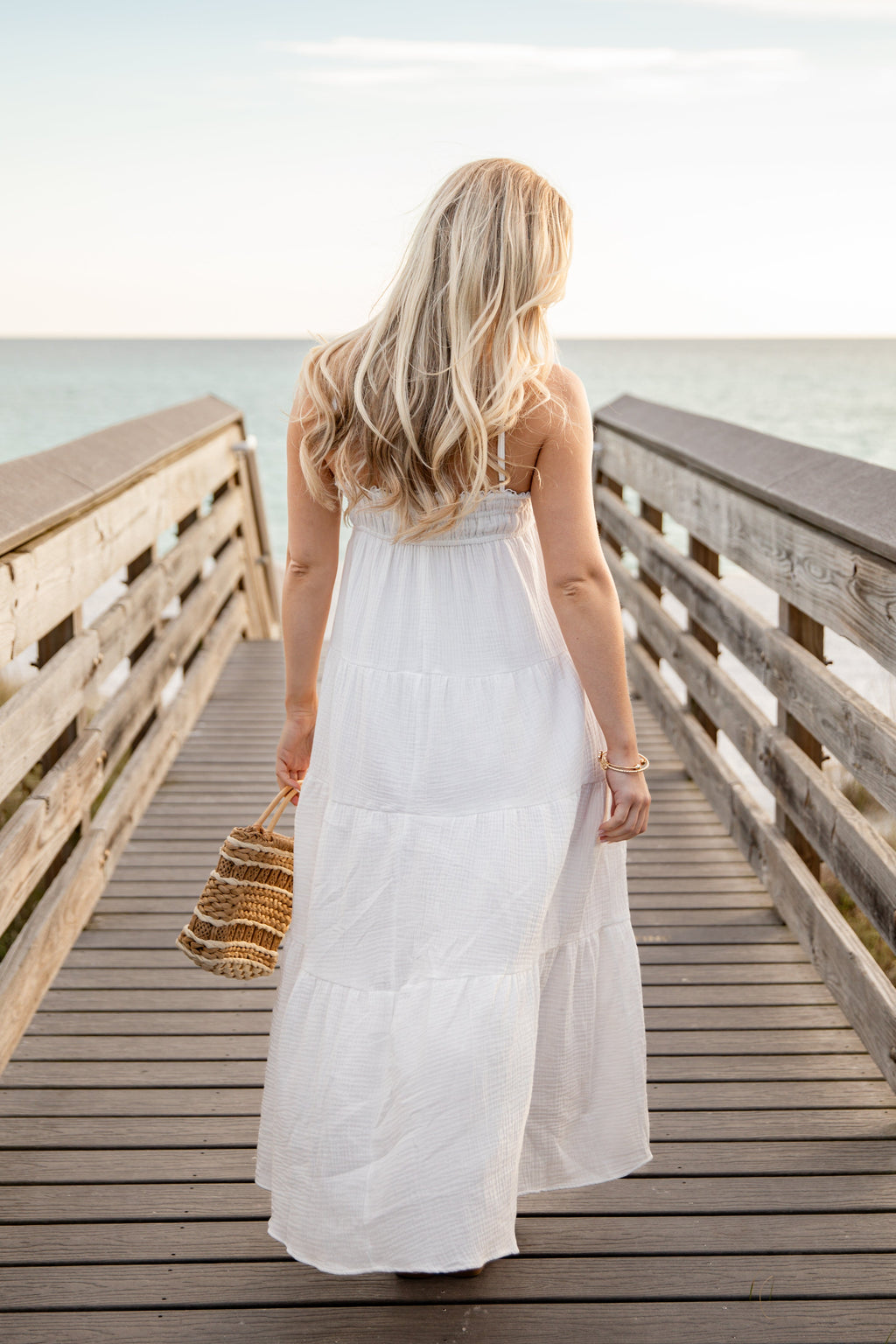 FINAL SALE - Sail Away Tiered Maxi Dress