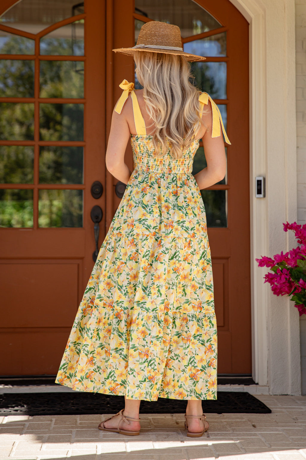 Coastal Romance Floral Maxi Dress