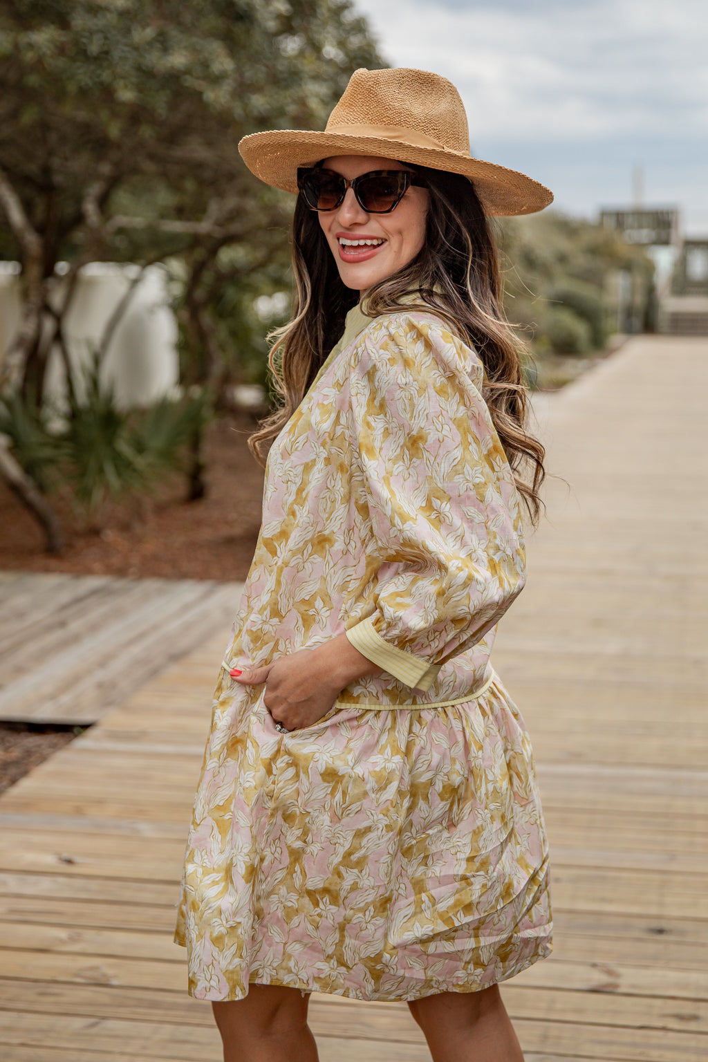 FINAL SALE - Blossom Breeze Floral Mini Dress