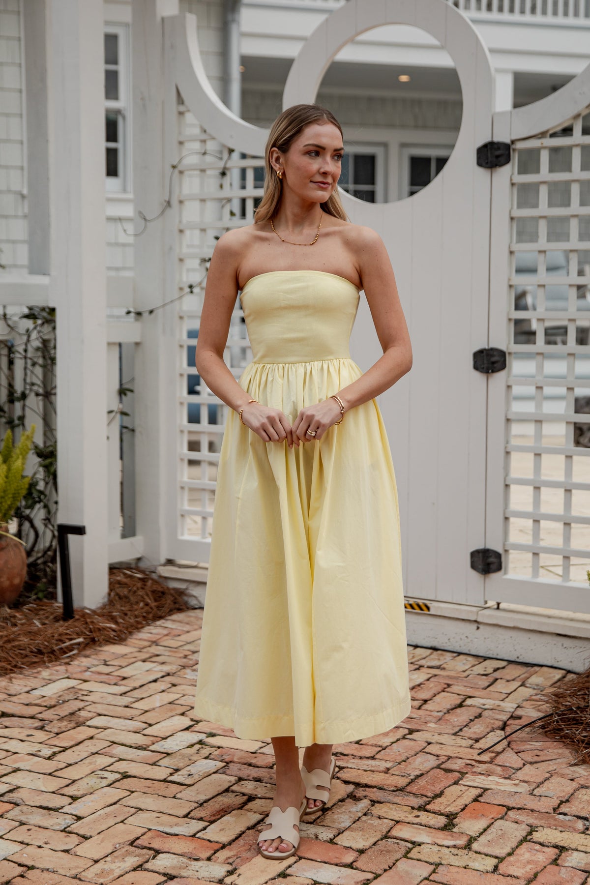 FINAL SALE - Chateau Days Strapless Maxi Dress