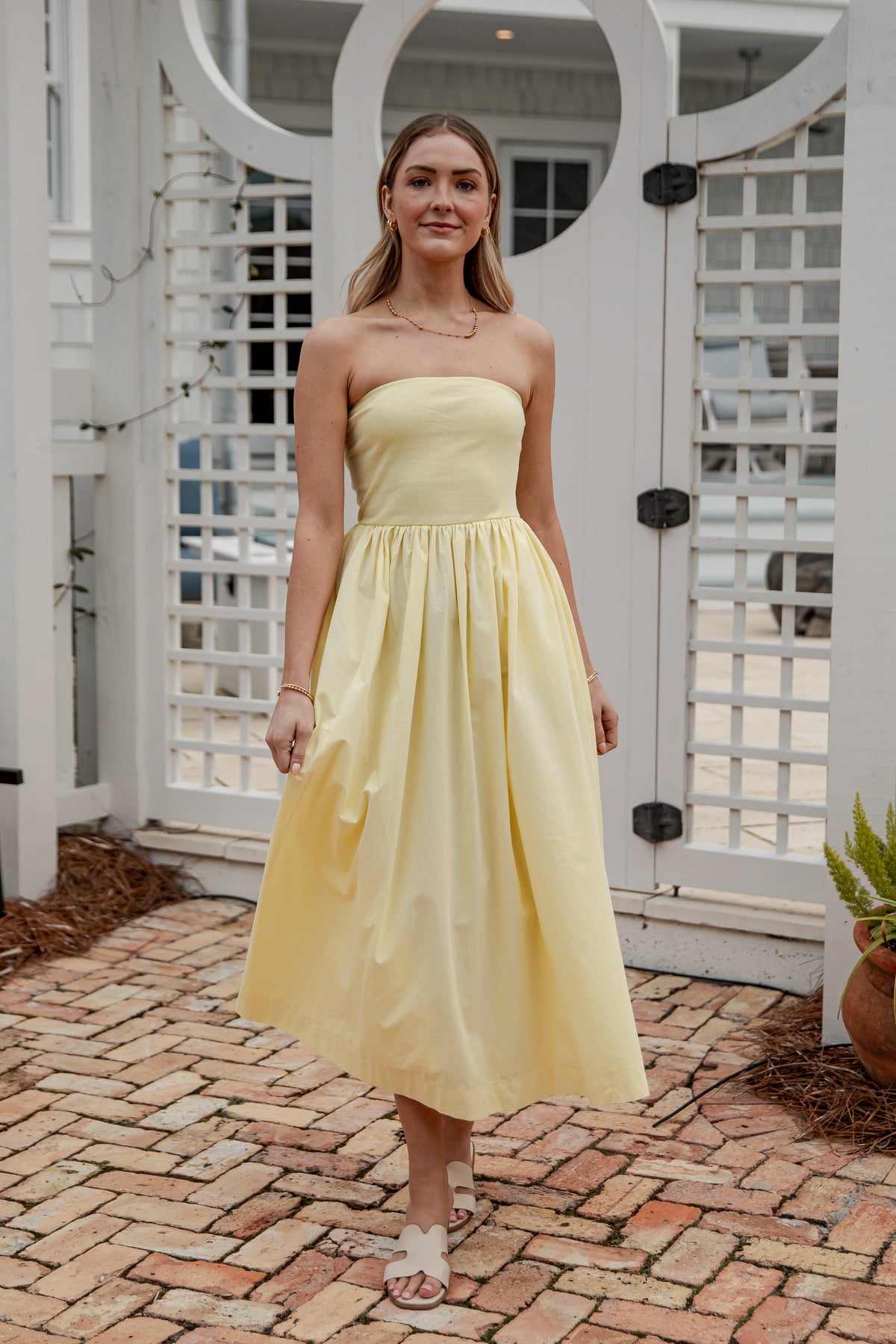 FINAL SALE - Chateau Days Strapless Maxi Dress