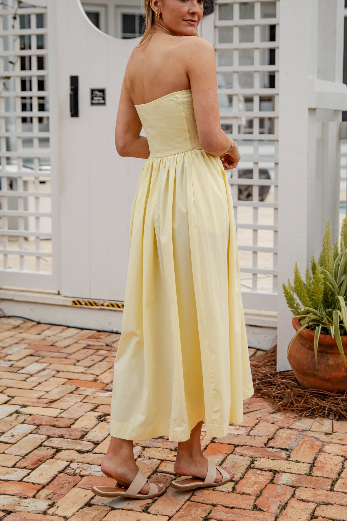 FINAL SALE - Chateau Days Strapless Maxi Dress